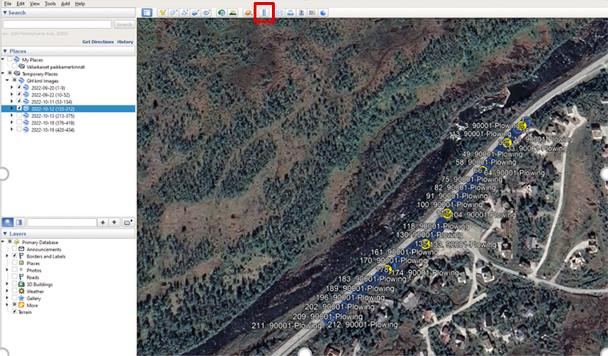 Google Maps measurement GH