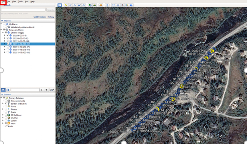 Google maps Files GH