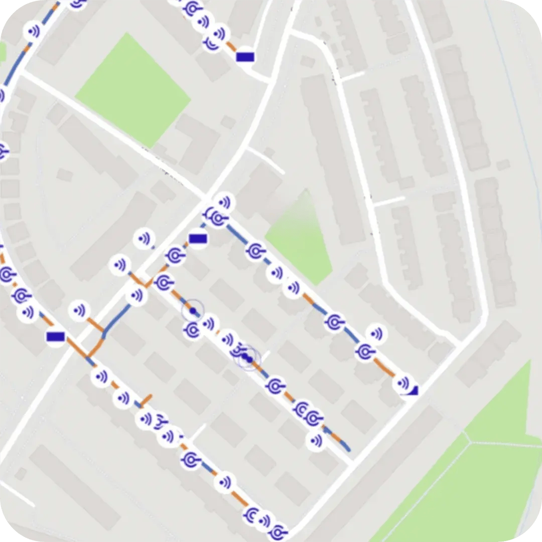 Groundhawk cables on map