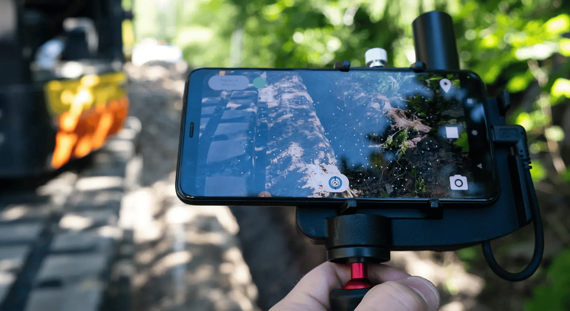 Groundhawk device in hand
