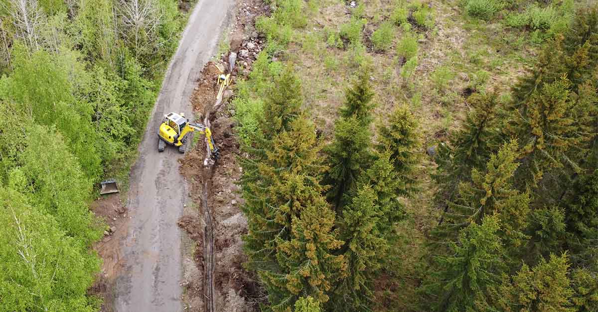 Groundhawk open trench mapping