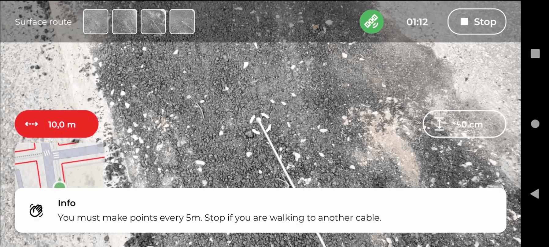 surface route too long